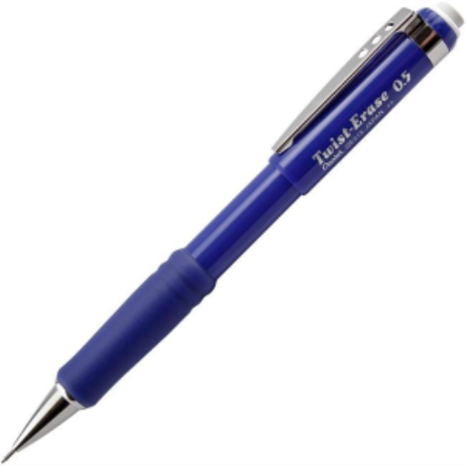 Twist-Erase III Retractable Mechanical Pencil (0.5mm), Blue Barrel