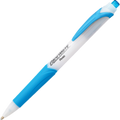GlideWrite Ballpoint Pen with TechnIFlo Ink, (1.0mm) Bold Point, Sky Blue Ink