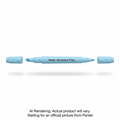 Illumina Flex Liquid Highlighter, Dual Tip - Chisel and Bullet, Pastel Sky Blue