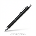 EnerGel Alloy Retractable Liquid Gel Pen, (0.7mm) Metal Tip, Black Barrel, Black Ink, 1PC Pack