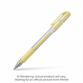 Milky Pop Pastel Gel Pen, (0.8mm), Yellow Ink