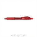 EnerGel-X Retractable Gel Roller, (1.0mm) Metal Tip, Red Ink