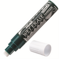 Pentel Arts Wet Erase Chalk Marker, Jumbo Chisel Tip, White Ink