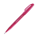 Pentel Arts Brush Sign Pen, Flexible Brush Tip, Burgundy Ink