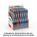 EnerGel Retractable Gel Roller, (0.7mm), Assorted Open Stock Display, 48PCS