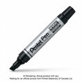 Pentel Pen Permanent Marker, Extra Bold Chisel Tip, Black Ink