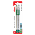 R.S.V.P. Ballpoint Pen, (0.7mm), Green Ink, 2PC Pack