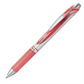 EnerGel Retractable Gel Roller, (0.7mm) Metal Tip, Coral Pink Ink