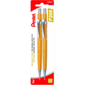 P200 Mechanical Pencil (0.9mm) 2PC Pack, Yellow Barrel