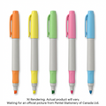 Pentel Illumina Flex Highlighter, Dual Tip Chisel and Bullet, 5PC Pack