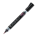 Dual Metallic Brush, Black and Metallic Red, 1PC Pack