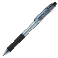 R.S.V.P. RT Colours Retractable Ballpoint Pen, (1.0mm), Black Barrel, Black Ink