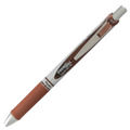 EnerGel Retractable Gel Roller, (0.7mm) Metal Tip, Brown Ink