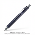 Pentel EnerGel Dark Colours Retractable Gel Roller, (0.7mm) Metal Tip, Indigo-Black Ink