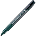 Pentel Arts Wet Erase Chalk Marker, Small Chisel Tip, Black Ink