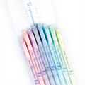 Illumina Flex Liquid Highlighter, Dual Tip - Chisel and Bullet, Pastel Colours 8PC Assorted Pack