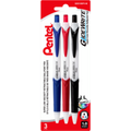 GlideWrite Ballpoint Pen with TechnIFlo Ink, (1.0mm) Bold Point, 3PC Assorted Pack