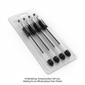 R.S.V.P. Ballpoint Pen, (0.7mm), Black Ink, 4PC Pack