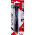 EnerGel-X Retractable Gel Roller, (0.7mm) Metal Tip, Black Ink, 2PC Pack
