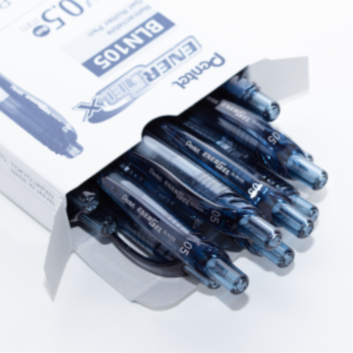 EnerGel-X Retractable Gel Roller, (0.5mm) Needle Tip, Navy Blue Ink