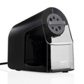 X-ACTO Pencil Sharpener, School Pro Electric Pencil Sharpener, With Six Size Dial, XL Shavings Bin, Black, 1 Count