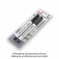 CD-R/DVD-R Permanent Marker (2.0mm), Bullet Tip, 2PC Pack, Black Ink