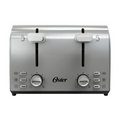 Oster 2215773 4-Slice Toaster ? Extra Wide 1.5-Inch Slots & Brushed Stainless Steel