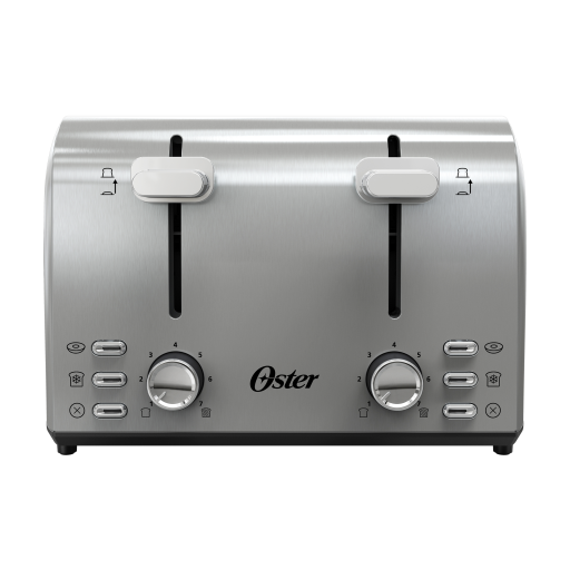 Oster 2215773 4-Slice Toaster ? Extra Wide 1.5-Inch Slots & Brushed Stainless Steel