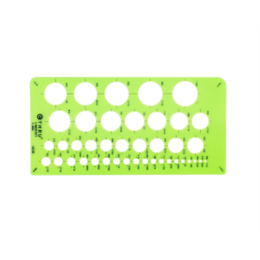Circle Template ? Small  
Gabarit de cercles - petit