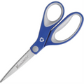 KleenEarth? 8? Straight Soft Handle Scissors ? Blue / Ciseaux poign?e douce droite KleenEarth?, 8 po ? bleu