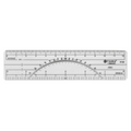 Protractor Ruler 10ths/20ths, 6?
R?gle rapporteur 1/10 et 1/20 au po, 6 po