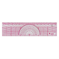 8ths/16ths Graph Protractor Ruler 15cm/6? 
R?gle rapporteur 1/8 et 1/16 au po, 15cm/6 po