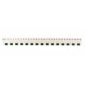 30cm White Plastic Ruler / 
R?gle blanche en plastique de 30 cm (cm)