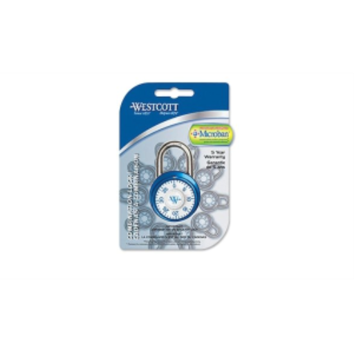 Combination Lock with Antimicrobial Protection - 2 Colours, 48mm/ 1-7/8? / 
Cadenas ? combinaison antimicrobien, 2 couleurs, 48mm/1-7/8 po