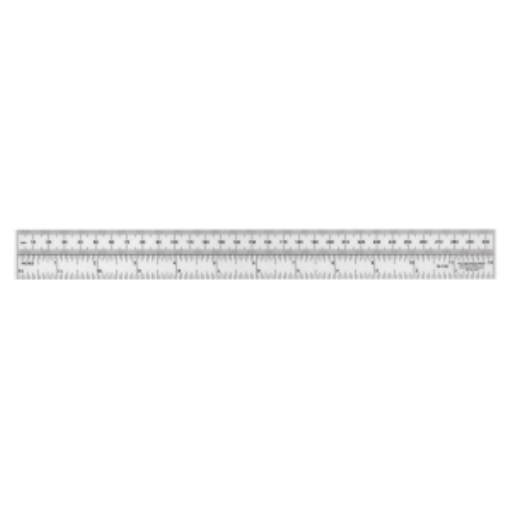 Metric/Inch Laminated Ruler, 30cm/12in
R?gle lamin?e m?trique/imp?riale 30cm/12 po