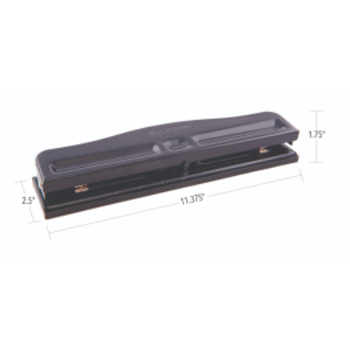 3 Hole Punch Adjustable ? Light Duty / 
Perforateur ? trois trous - R?glable ? petits travaux