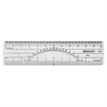 Protractor Ruler 20ths/40ths, 6?
R?gle rapporteur 1/20 et 1/40 au po, 6 po