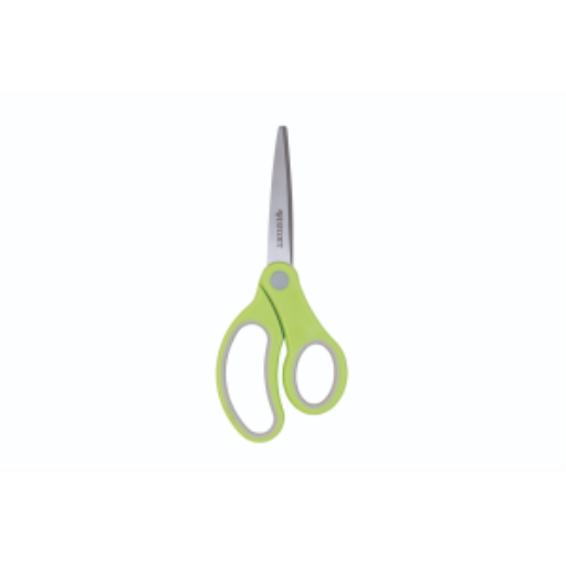 7" Student Soft Handle Pointed Scissors - Green / Ciseaux ? bouts pointus et ? poign?e douce 7 po pour ?coliers - verte