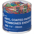 1-1/4" ? 33 mm - 500 per Tub - Assorted Colours / 
1-1/4 po ? 33mm, couleurs assorties - 500 par bacs