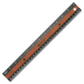 KleenEarth? 30cm/12? Faux Wood Inlay Ruler with Antimicrobial Protection / 
R?gle antimicrobienne KleenEarth? avec marqueterie de faux bois 30cm/12 po