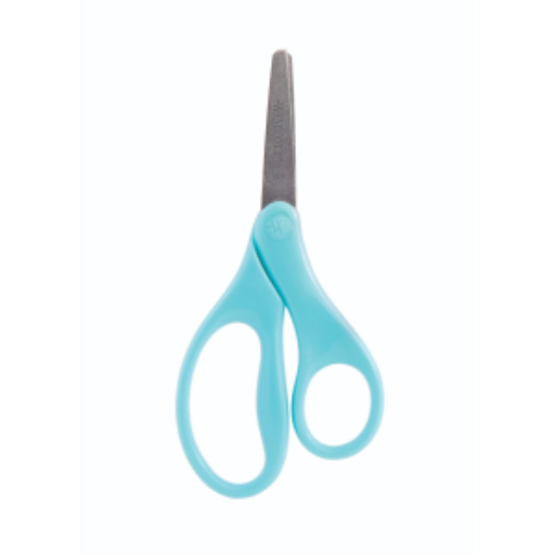 5? Antimicrobial Hard Handle Blunt Kids Scissors/ Ciseaux ? bouts ronds avec protection antimicrobienne poign?e dure pour enfants, 5 po