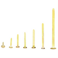 2? ? 50/Box ? Flat Head - Dia 12mm / 
2 po ? 50/bo?te ? t?te plate - dia 12 mm