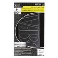 4? Nueva Repositionable Vinyl Letters, Black Lettres en vinyle amovibles de 4 po Nueva, noires