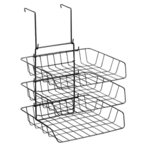 Hanging Triple Letter Tray 
Corbeille triple ? ? suspendre