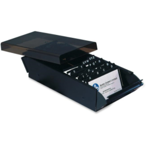 Business Card File ? Holds 600 Cards / 
Classeur pour 600 cartes professionnelless