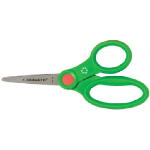 KleenEarth? Antimicrobial Kids Scissors 5" Pointed - Asst. colours / 
Ciseaux antimicrobiens KleenEarth? pour enfant, ? bouts pointus de 5 po - couleurs assorties