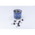 Fold Back Clips 9/16" ? 15 mm Black - 100 per Tub / Pince-notes 9/16 po ? 15 mm en noir - 100 par bacs
