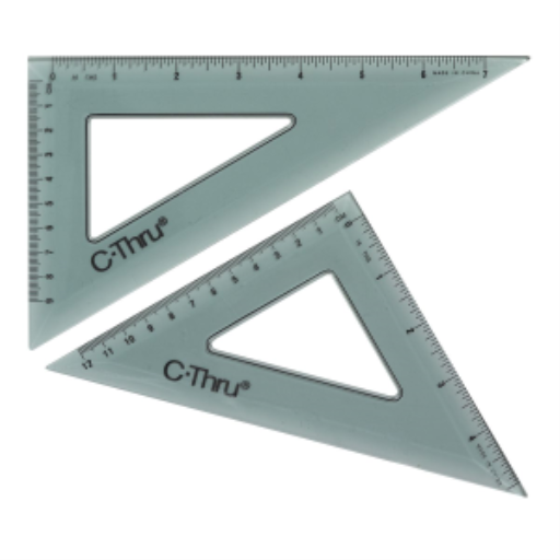 2pc Calibrated Triangles
2 morceaux ?querres calibr?es