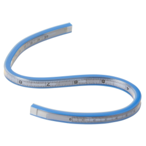 30cm/12? Calibrated Flex Curve
Courbe flexible calibr? de 30cm / 12 po
