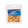 Brass Thumb Tacks 100/Clamshell / 
Punaises laitonn?es, 100 par coquille